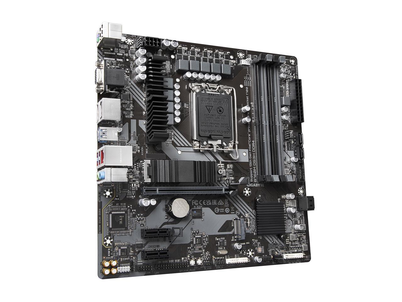 لوحة أم GIGABYTE B760M DS3H DDR4 LGA 1700 Intel B760 M-ATX لوحة أم GIGABYTE B760M DS3H DDR4 LGA 1700 Intel B760 M-ATX